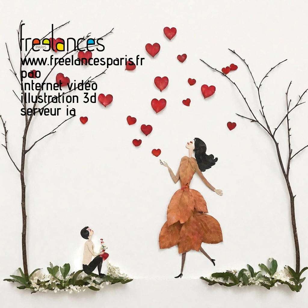 Pao mise en page internet vidéo illustration 3d serveur IA générative AI freelance paris studio de création magazines yrthks50